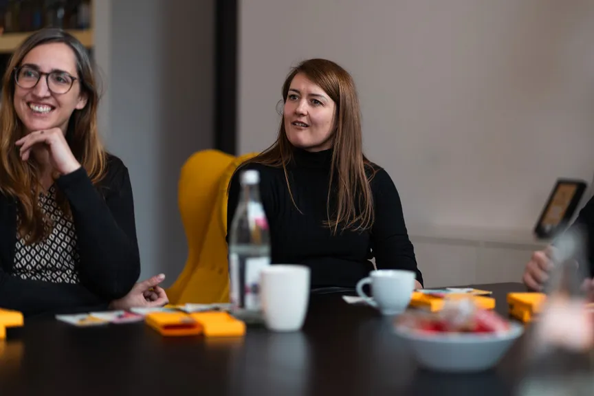 Art Director Gabi Rüth-König und COO Anja Meixner